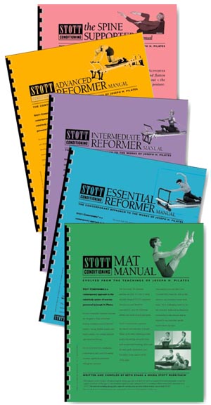 STOTT Pilates Essential & Intermediate Reformer Manuals