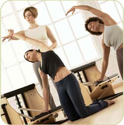 Exercise of the Month  STOTT PILATES® Rehab: Crossover Press on Stability  Chair™ 